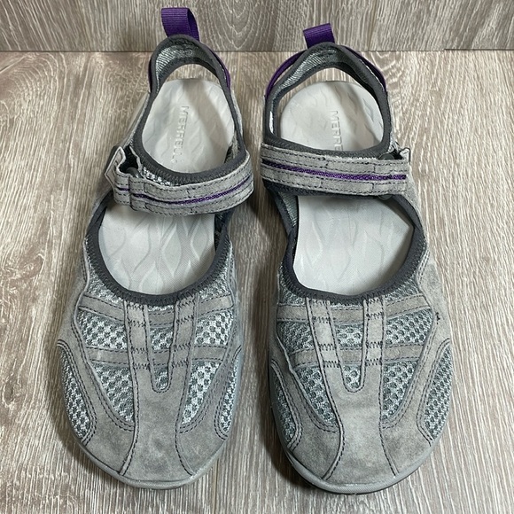 NWOT Merrell Siren 2 Wrap Shoe Performance Sandals J033738 Hiking Grey 8 - Picture 1 of 16